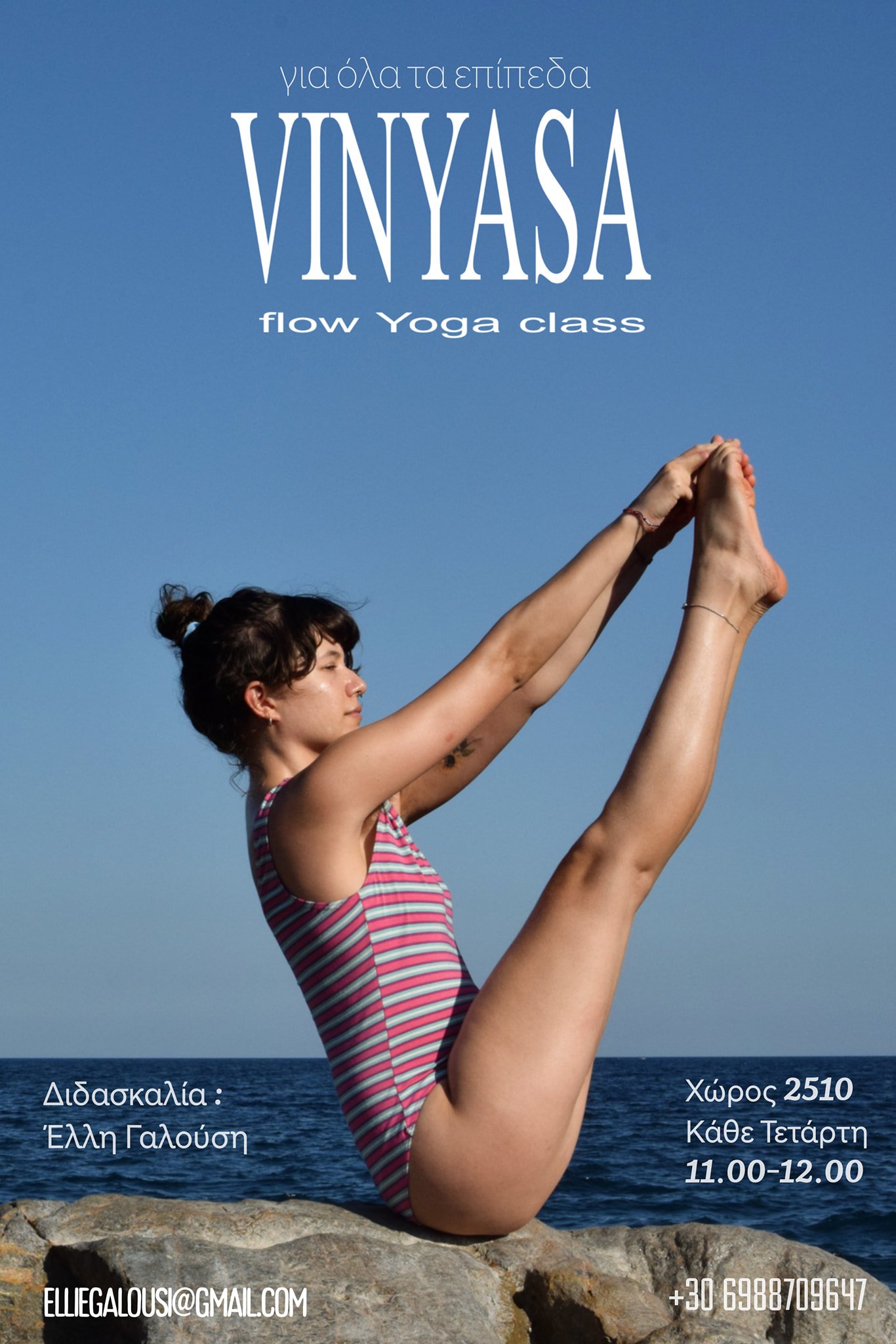 Αφίσα: Vinyasa yoga
